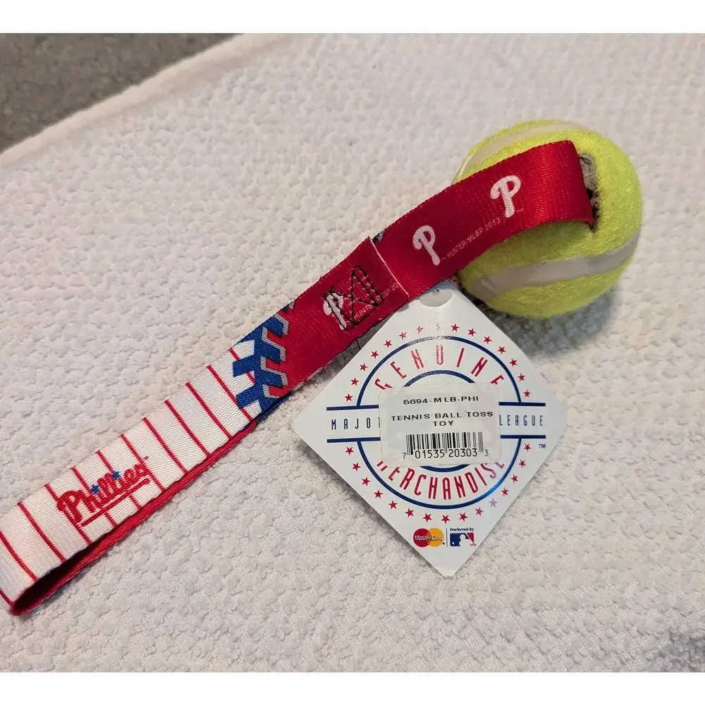 PHILADELPHIA PHILLIES MLB Tennis Ball Toss Fetch Dog Toy Hunter NEW